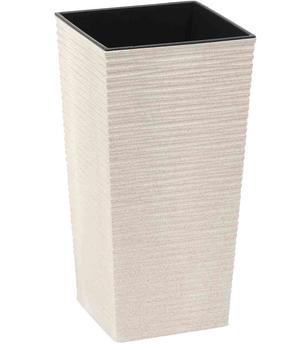 Siena Garden Kunststoff-Topf-Set ECO Nizza, konisch, ca. B30/H57/T30 cm