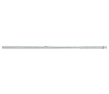 Puteus Pumpen-Verlängerungsrohr, Silber - Stahl