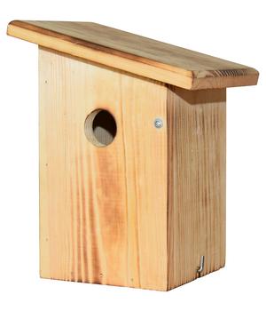 Dehner Natura Premium Nistkasten Jonna, geflammt, ca. B19/H24/T16 cm - Kiefernholz