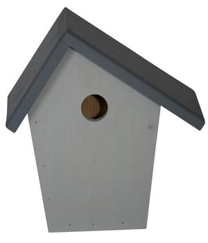 Dehner Natura Premium Nistkasten Airin, ca. B23,5/H25/T16,5 cm, Grau - Kiefernholz