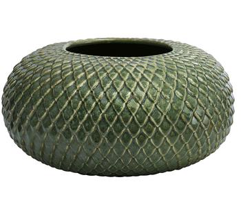 Dehner Keramik-Vase Tamir, bauchig, ca. Ø26/H13 cm