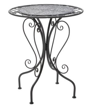 Dehner Tisch Luca, ca Ø60/H70 cm, Anthrazit - Metall