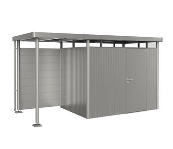 Biohort Rückwand für Seitendach HighLine H2-H5, Quarzgrau - Metall