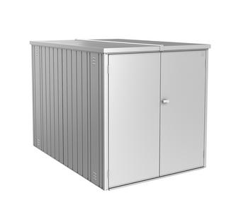 Biohort MiniGarage L, ca. B145/H151/T203 cm, Silber - Metall