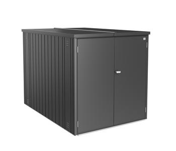Biohort MiniGarage L, ca. B145/H151/T203 cm, Dunkelgrau - Metall