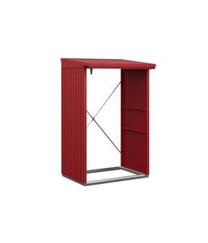 Hörmann Berry-Kaminholzregal Classic, Purpurrot - Metall, Aluminium, Stahl