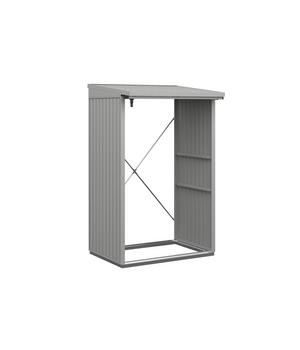 Hörmann Berry-Kaminholzregal Classic, Weißaluminium - Metall, Aluminium, Stahl