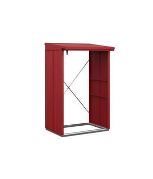 Hörmann Berry-Kaminholzregal Modern, Purpurrot - Metall / Aluminium Stahl