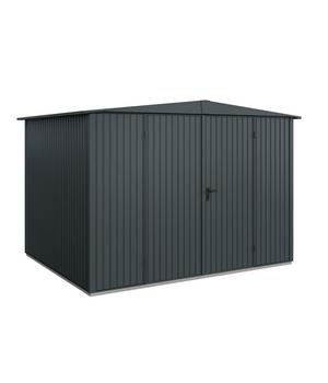 Hörmann Berry-Gerätehaus Classic-S Typ 3, ca. B323,6/H219,4/T247,7 cm, Anthrazit - Metall / Aluminium Stahl