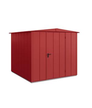 Hörmann Berry-Gerätehaus Modern-S Typ 2, ca. B258,8/H216/T247,7 cm, Purpurrot - Metall, Aluminium, Stahl
