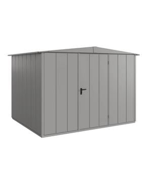Hörmann Berry-Gerätehaus Modern-S Typ 3, ca. B323,6/H219,4/T247,7 cm, Graualuminium - Metall, Aluminium, Stahl
