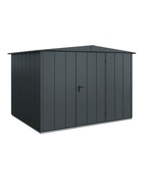 Hörmann Berry-Gerätehaus Modern-S Typ 3, ca. B323,6/H219,4/T247,7 cm, Anthrazit - Metall / Aluminium Stahl