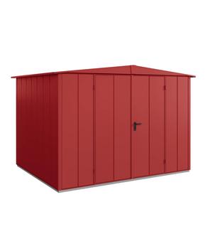 Hörmann Berry-Gerätehaus Modern-S Typ 3, ca. B323,6/H219,4/T247,7 cm, Purpurrot - Metall / Aluminium Stahl