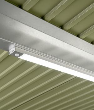 Hörmann Aluminium-LED-Magnetlampe mit Bewegungssensor, Silber - Aluminium