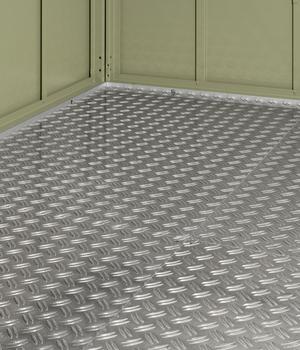 Hörmann Aluminium-Riffelblechboden für Berry-Kaminholzregal