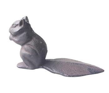 Dehner Gusseisen-Eichhörnchen, ca. H9,5 cm, Grau - Gusseisen