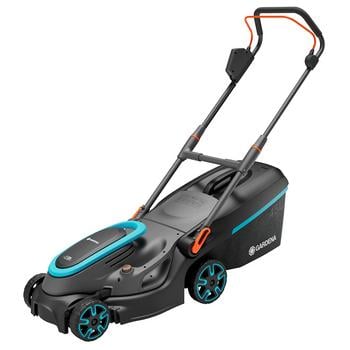 GARDENA Akku-Rasenmäher-Set PowerMax 37/36V P4A Ready-To-Use, Anthrazit - Kunststoff