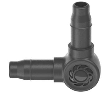 GARDENA Micro-Drip-System L-Stück, 1/2", 2 Stk., Anthrazit - Kunststoff