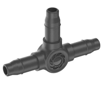 GARDENA Micro-Drip-System T-Stück, 3/6", 10 Stk., Anthrazit - Kunststoff