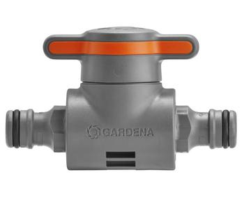 GARDENA Kupplung mit Regulierventil, Anthrazit / Orange - Kunststoff