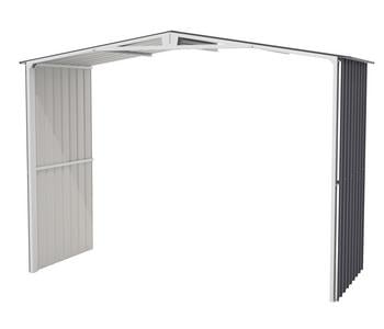 Globel Erweiterungselement 410 für Spacer und Craft, ca. B308/H225/T127 cm, Anthrazit - Stahl