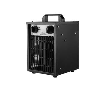 Pergart Elektroheizung Cephei 2 kW, ca. B21/H33/T20 cm, Schwarz - Kunststoff / Metall