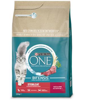 PURINA ONE® Trockenfutter für Katzen Sterilcat, Adult, Rind