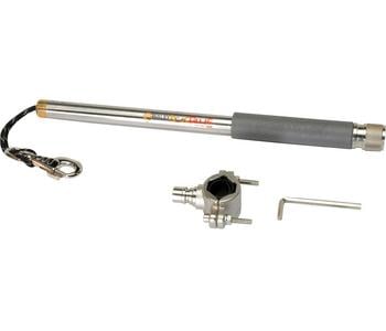 dobar petlife Fahrradleine Walky Dog Plus, Silber - Nylon / Gummi Edelstahl