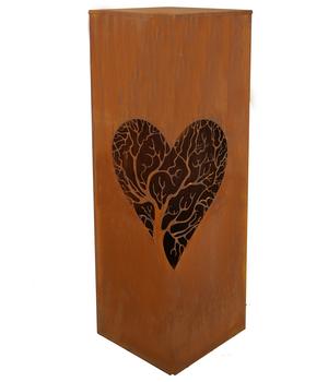 Badeko Metall-Säule Lebensader, ca. H100 cm, Braun - Stahl