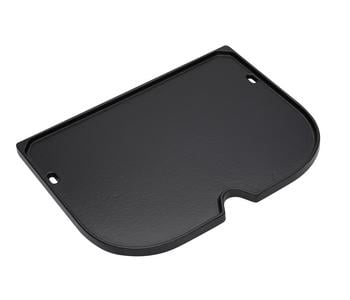 Weber Grillplatte für Lumin, ca. B44/H33/T1,3 cm, Schwarz - Gusseisen