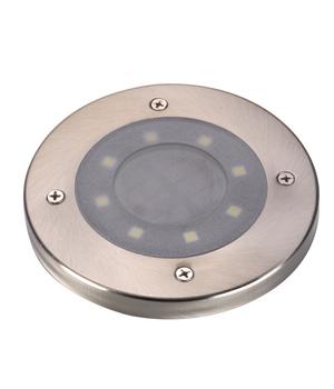 Smart Garden Solar Bodenleuchte 4 Stk., ca. Ø11,7 cm, Silber - Kunststoff