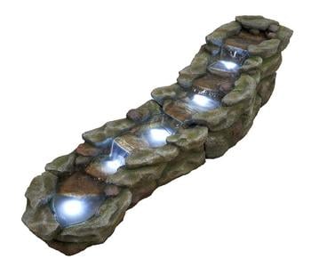 Ubbink Polyresin-Gartenbrunnen Acqua Arte Brembo, ca. H51 cm, Grau - Polyresin