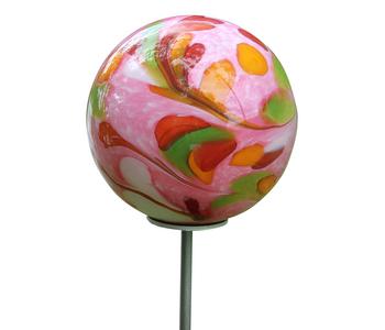 MP Glaszauber Mini-Glas-Kugel, ca. Ø8 cm, Bunt - Glas