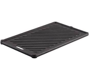 Rösle Grillplatte Videro E2-P/G2-P, ca. B19,5/H1,4/T32,5 cm, Schwarz - Gusseisen