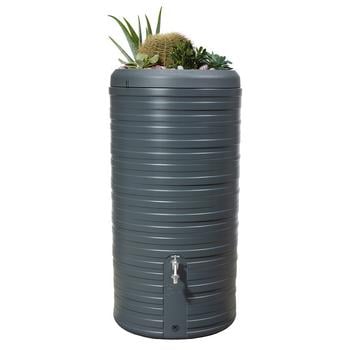 Garantia 2in1 Regenspeicher Nordic, 300 l, Dunkelgrau