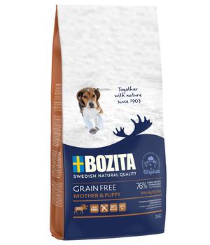 BOZITA Trockenfutter für Hunde Grain Free Mother & Puppy, Elch