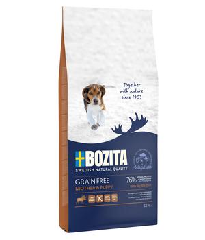 BOZITA Trockenfutter für Hunde Grain Free Mother & Puppy, Elch
