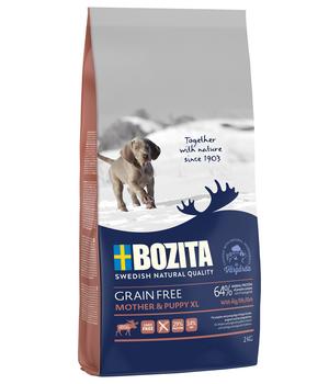 BOZITA Trockenfutter für Hunde Grain Free Mother & Puppy XL, Elch