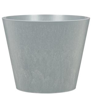 Scheurich Kunststoff-Topf Purista+, rund, Grau - Polypropylen