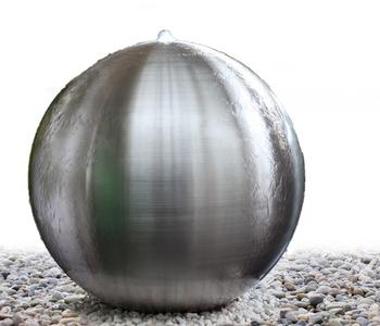 Seliger Edelstahl-Gartenbrunnen Arctic, Silber - Edelstahl