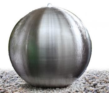 Seliger Edelstahl-Gartenbrunnen Arctic, Silber - Edelstahl