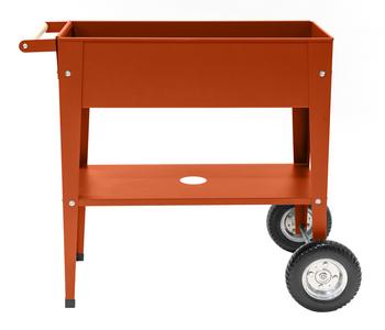 Herstera Stahl-Hochbeet Urban, ca. B85/H80/T50 cm, Rot - Stahl