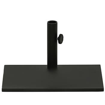 Dehner Balkonschirmständer, 20 kg, Schwarz - Stahl