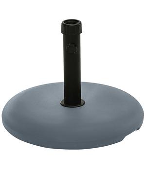 Dehner Betonschirmständer, 25 kg, Schwarz - Stahl / Beton
