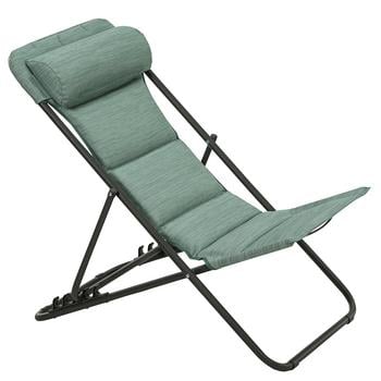 Dehner Campingstuhl Ibiza, Grün - Stahl / Textilene Polyester