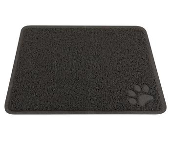 Dehner Lieblinge Katzentoilettenvorleger Alonso, grau, ca. B45/H37 cm - PVC
