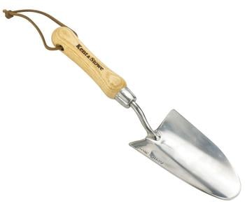 Kent & Stowe Handschaufel, Beige / Silber - Holz Edelstahl
