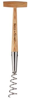 Kent & Stowe Löwenzahnzieher, Beige / Silber - Holz Edelstahl
