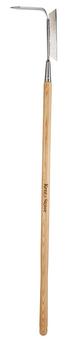 Kent & Stowe Unkrautentferner Langstiel, Beige / Silber - Holz Edelstahl