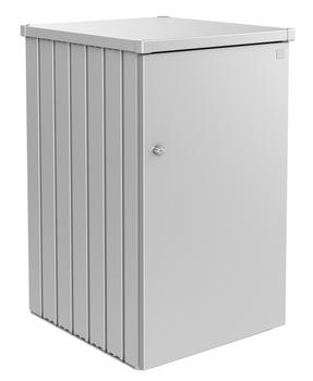 Biohort Mülltonnenbox Alex, ca. B80/H129/T88 cm, Silber - Stahl